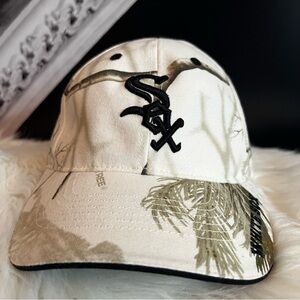 Camo WHITE SOX Baseball Cap with Logo